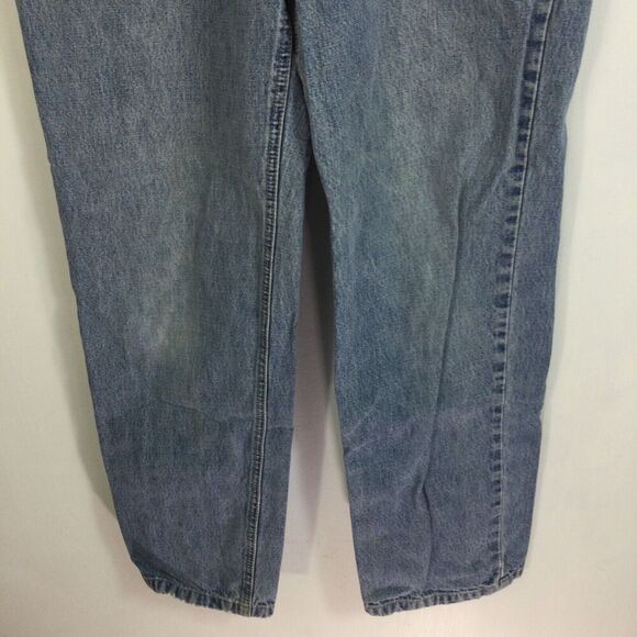 VTG 90s Tommy Hilfiger Big Flag Tapered Leg Denim Freedom Jeans Blue Size 10 - Picture 4 of 11